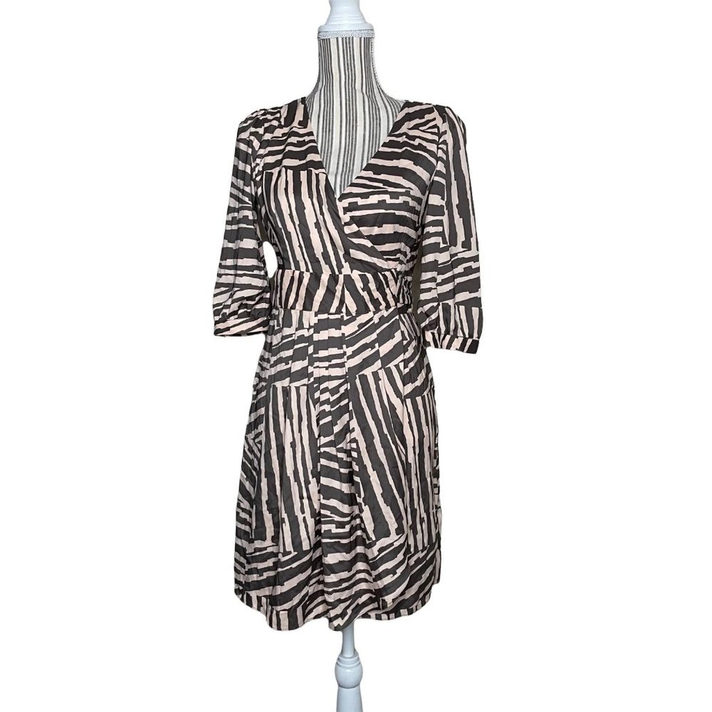 NEW Banana Republic Tie Wrap Stretch Dress Mini Casual Dress Size 2P